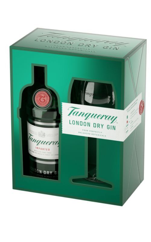 Tanqueray Gin Traditional 0,7l 43,1% + 1x sklo GB