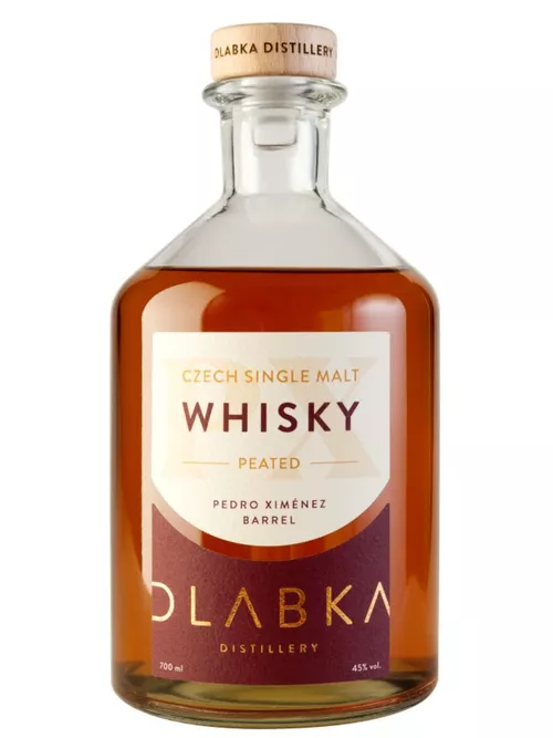 Dlabka Whisky Peated PX 45% 0,7l