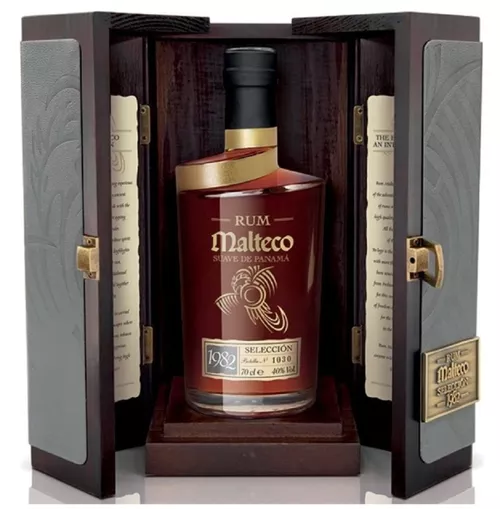 Malteco 1982 dřevěný box 0,7l 40%